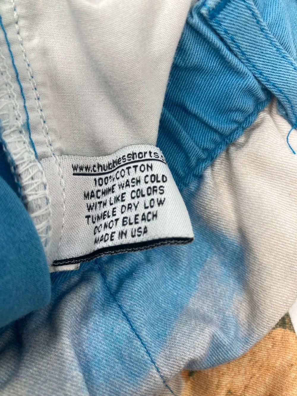 Chubbies Retired HTF Mount Rushmore Graphic Shorts Blue Casual Lounge Swim S597